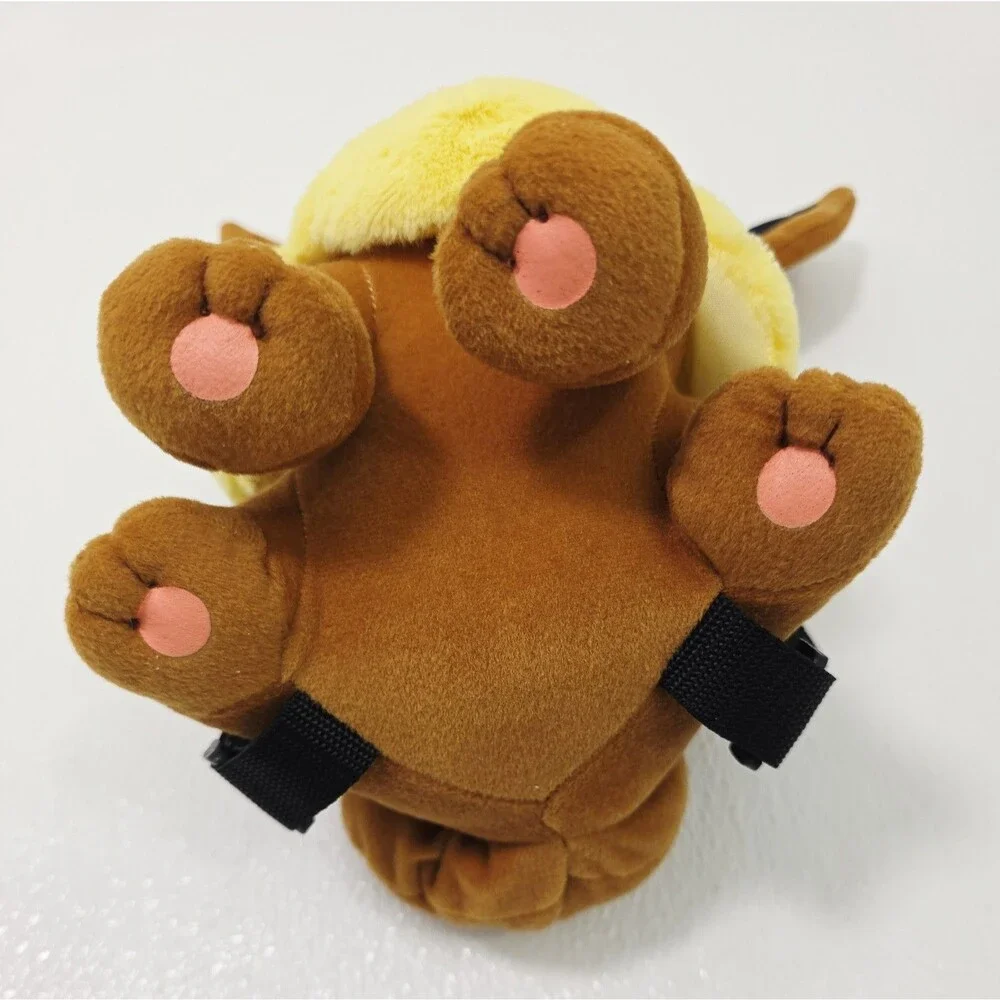 Pokemon Eevee 12” Plush Backpack Brown Tote Bag 2015 Collectable EUC With Tags